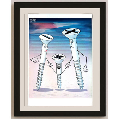 Ruslau Dolzenets 29x21cm Orijinal Karikatür BOD03811