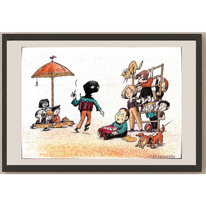 Vladimir Kazanevsky 29x21cm Orijinal Karikatür BOD03825