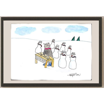 Grigoris Georgiou 29x21cm Orijinal Karikatür BOD03827