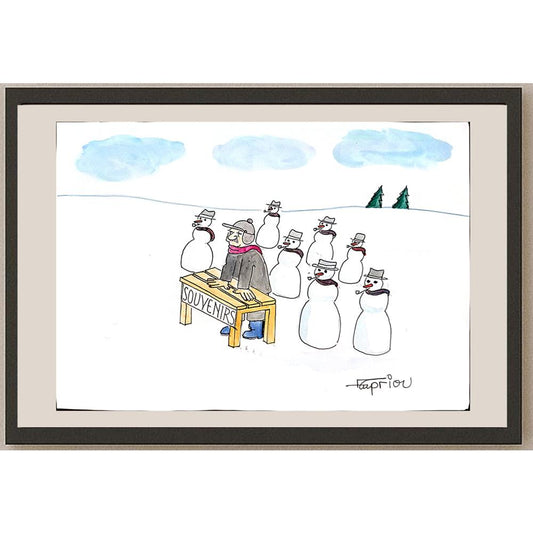 Grigoris Georgiou 29x21cm Orijinal Karikatür BOD03827