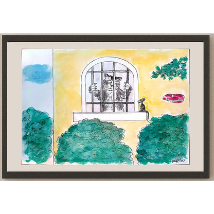 Grigoris Georgiou 29x21cm Orijinal Karikatür BOD03828