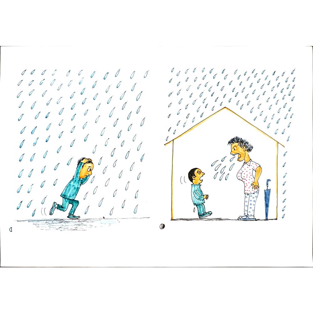 Jia Rui Jun 29x21cm Orijinal Karikatür BOD03833