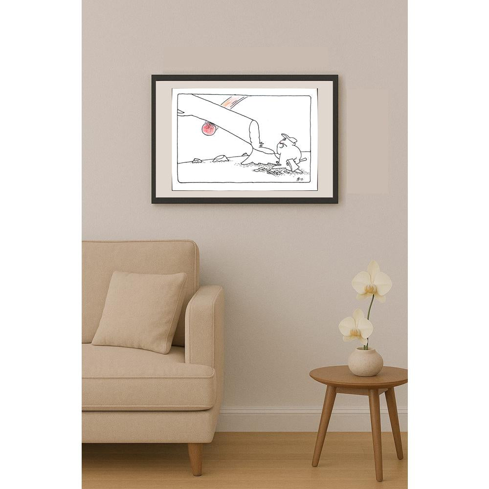 Ba Bilig 29x21cm Orijinal Karikatür BOD03834