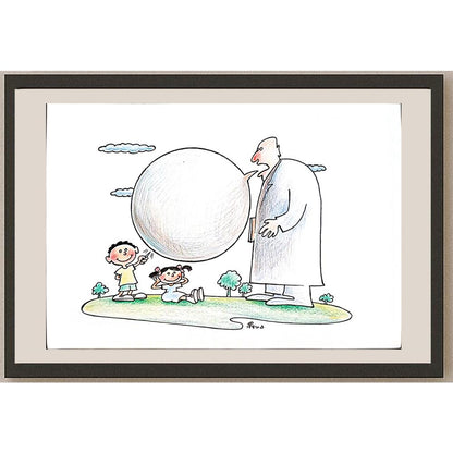 Ba Bilig 29x21cm Orijinal Karikatür BOD03838