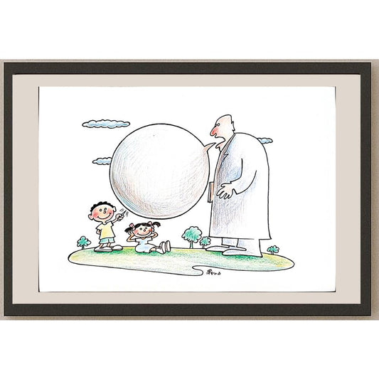 Ba Bilig 29x21cm Orijinal Karikatür BOD03838
