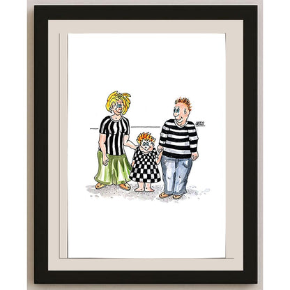 Winfried Besslich 29x21cm Orijinal Karikatür BOD03847