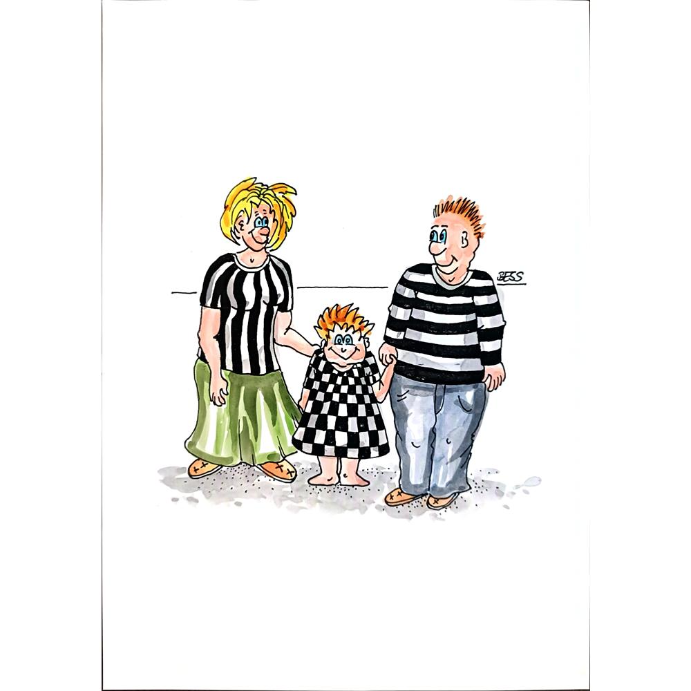 Winfried Besslich 29x21cm Orijinal Karikatür BOD03847