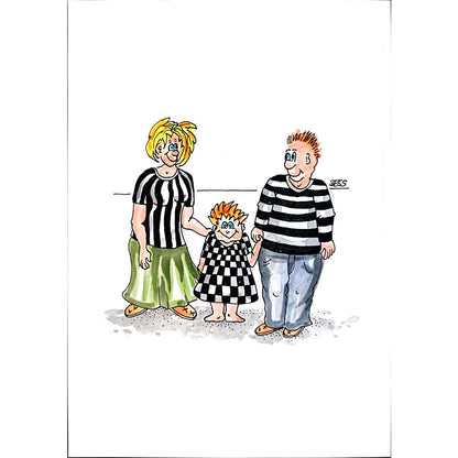 Winfried Besslich 29x21cm Orijinal Karikatür BOD03847