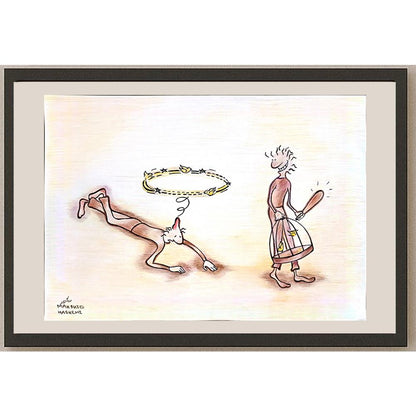 Mahshid Hashemi 29x21cm Orijinal Karikatür BOD03852