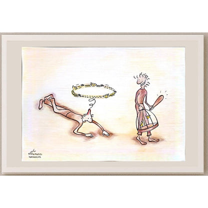 Mahshid Hashemi 29x21cm Orijinal Karikatür BOD03852