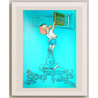 Gazizov Aidarbek 29x21cm Orijinal Karikatür BOD03856