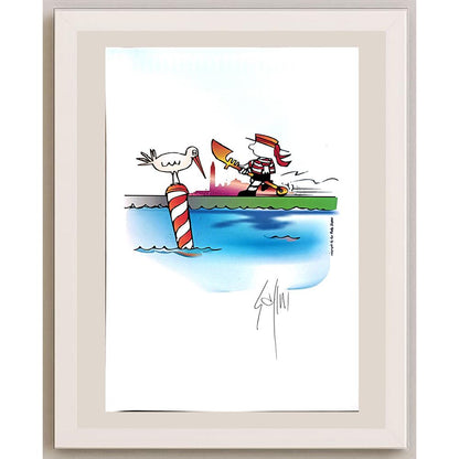 Sajini Ugo Alesssandro 29x21cm Orijinal Karikatür BOD03865