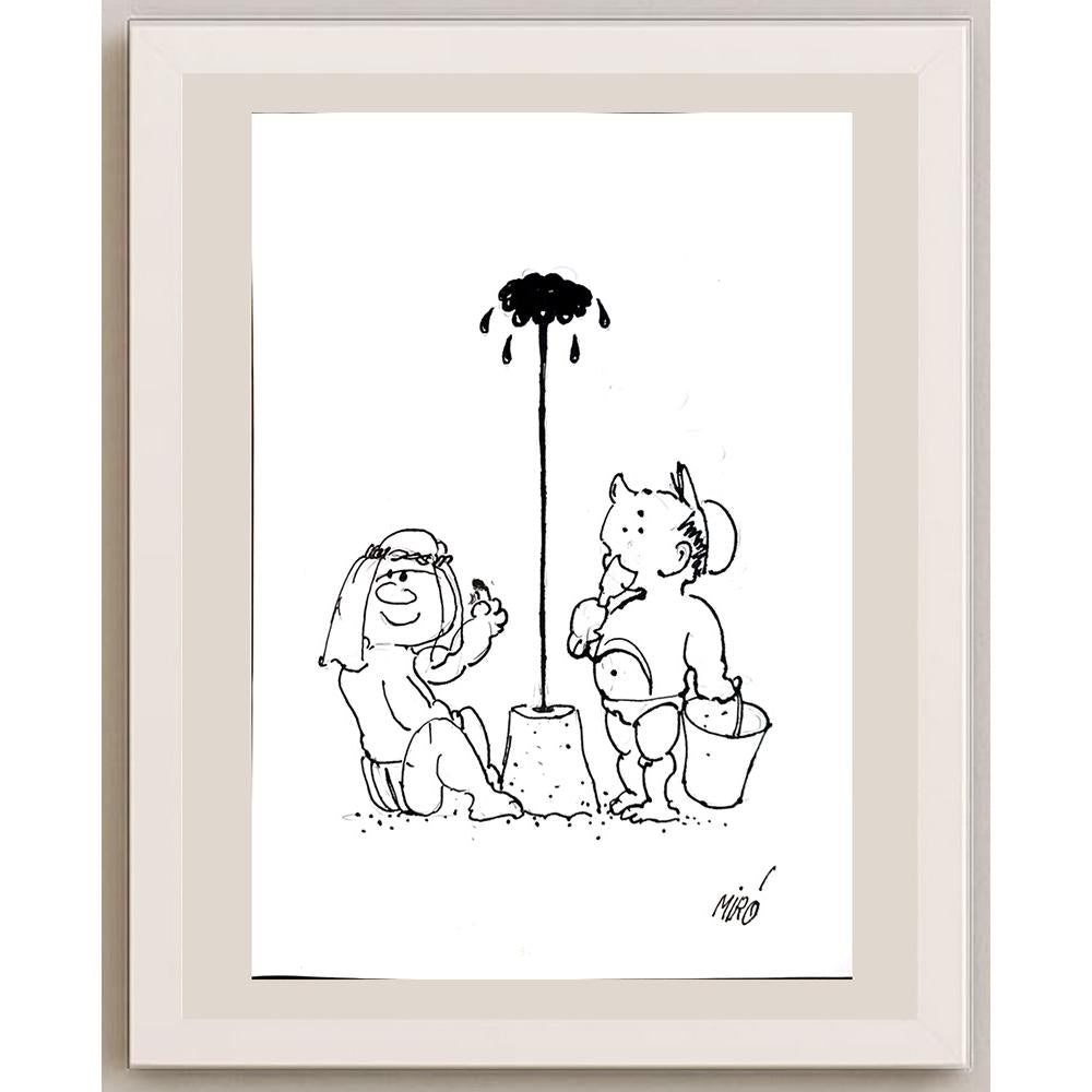 Georgijevski Miroslav 29x21cm Orijinal Karikatür BOD03868