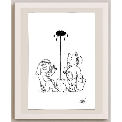 Georgijevski Miroslav 29x21cm Orijinal Karikatür BOD03868