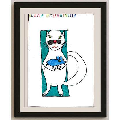 Alena Druzhinina 29x21cm Orijinal Karikatür BOD03873