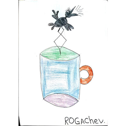 Venya Rogachev 29x21cm Orijinal Karikatür BOD03874