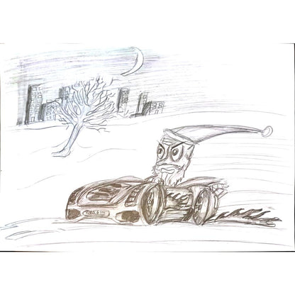 Misha Slotvitzky 29x21cm Orijinal Karikatür BOD03880