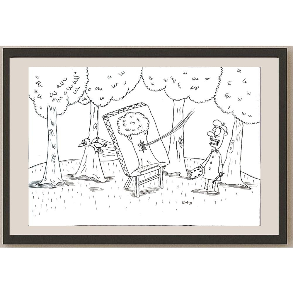 Igor Shevchenko 29x21cm Orijinal Karikatür BOD03885