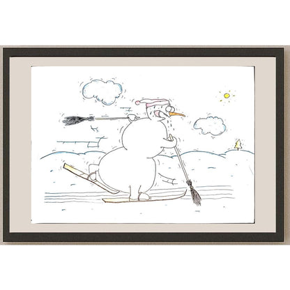 Vasya Kalashnikov 29x21cm Orijinal Karikatür BOD03890