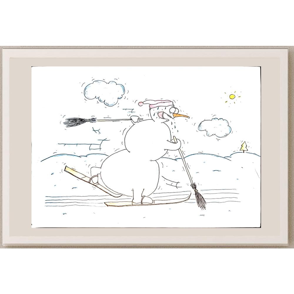 Vasya Kalashnikov 29x21cm Orijinal Karikatür BOD03890