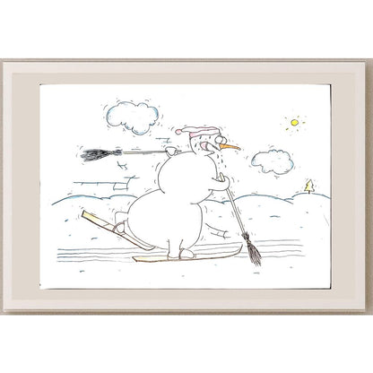 Vasya Kalashnikov 29x21cm Orijinal Karikatür BOD03890