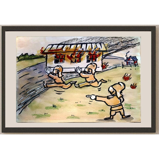 Misha Chernyshev 29x21cm Orijinal Karikatür BOD03892