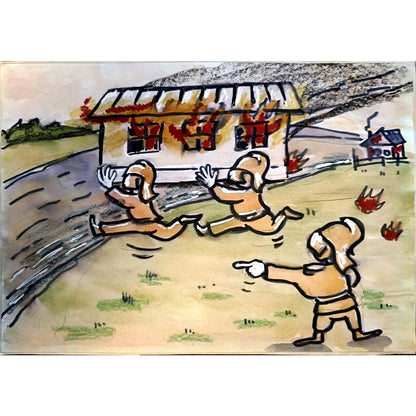 Misha Chernyshev 29x21cm Orijinal Karikatür BOD03892