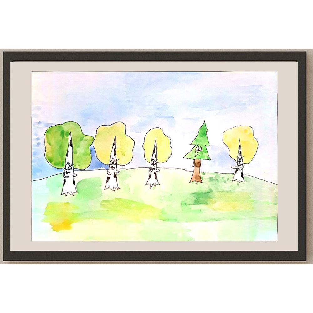Valeriya Ignatovskaya 29x21cm Orijinal Karikatür BOD03894