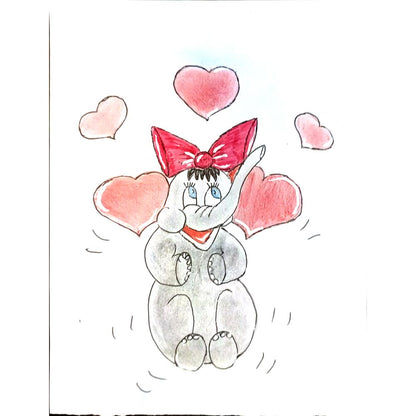 Alisa Bartkevich 29x21cm Orijinal Karikatür BOD03895