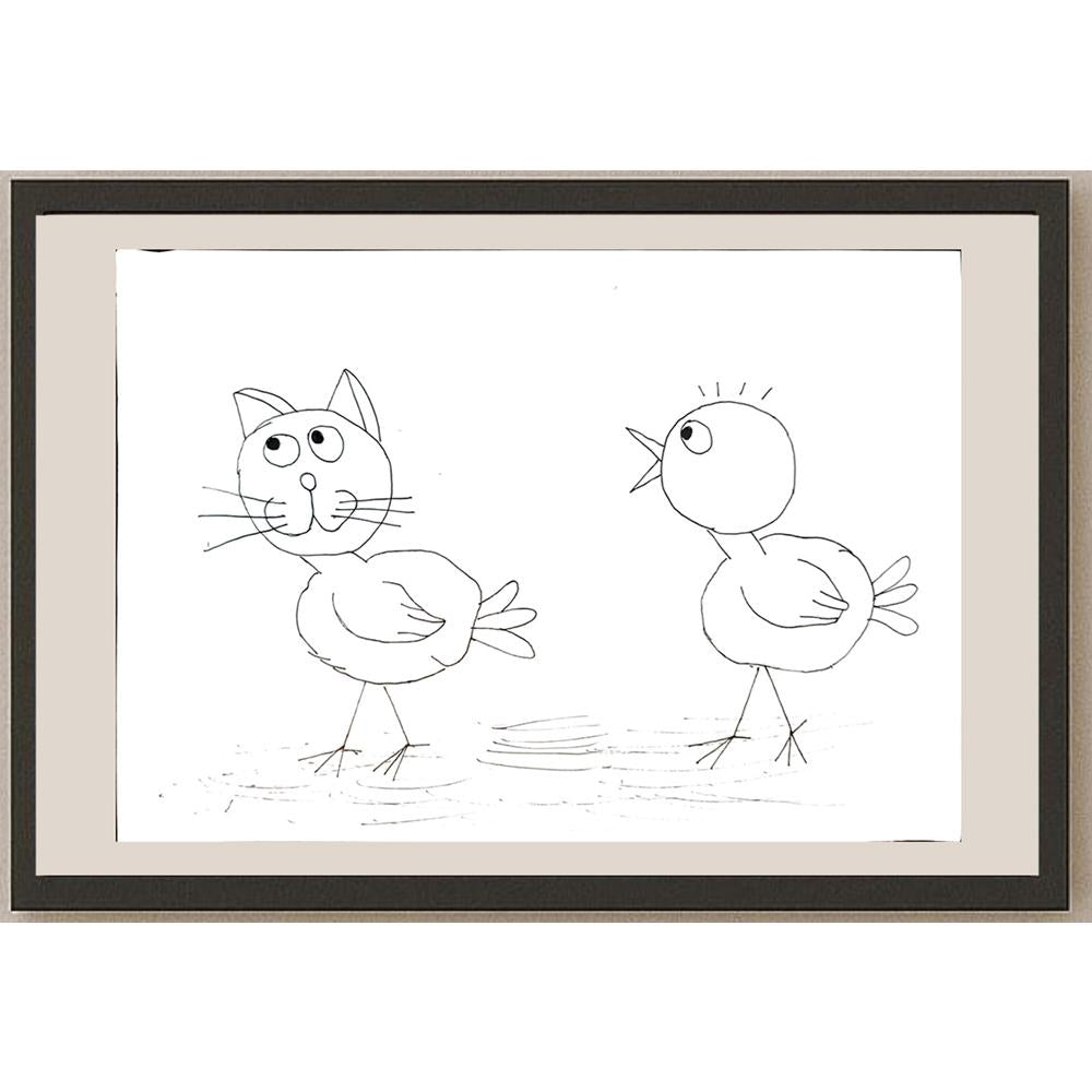 Kristina Odintzova 29x21cm Orijinal Karikatür BOD03898