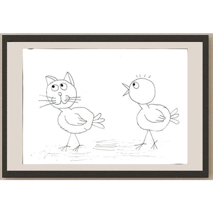 Kristina Odintzova 29x21cm Orijinal Karikatür BOD03898