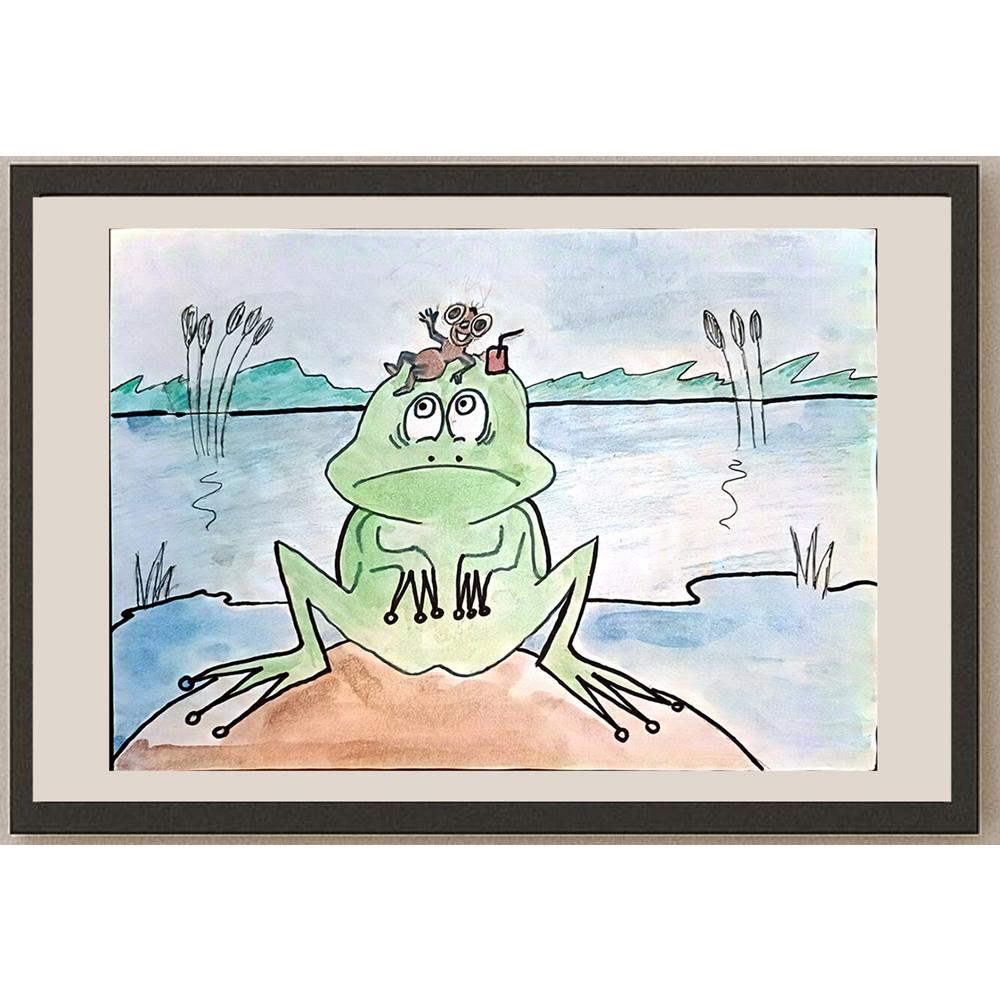 Nastya Nikitenko 29x21cm Orijinal Karikatür BOD03903
