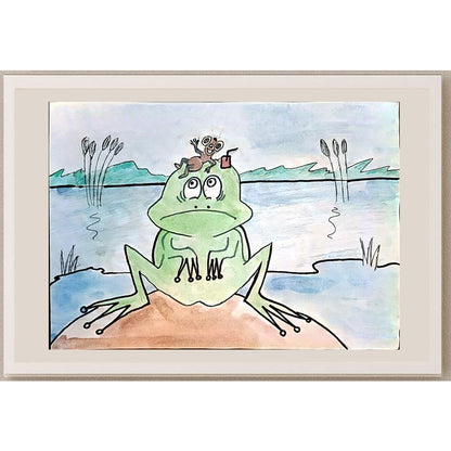 Nastya Nikitenko 29x21cm Orijinal Karikatür BOD03903