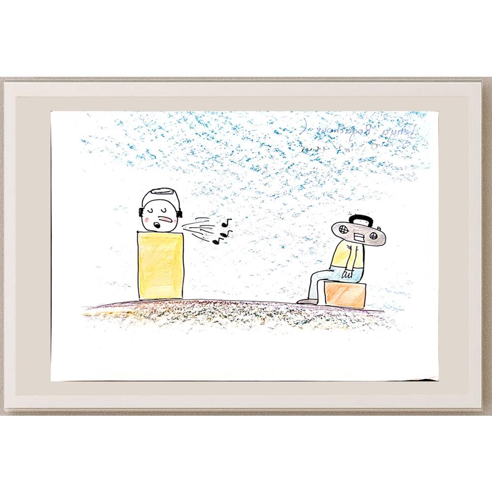 Venya Rogachoyu 29x21cm Orijinal Karikatür BOD03908