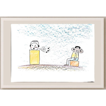 Venya Rogachoyu 29x21cm Orijinal Karikatür BOD03908