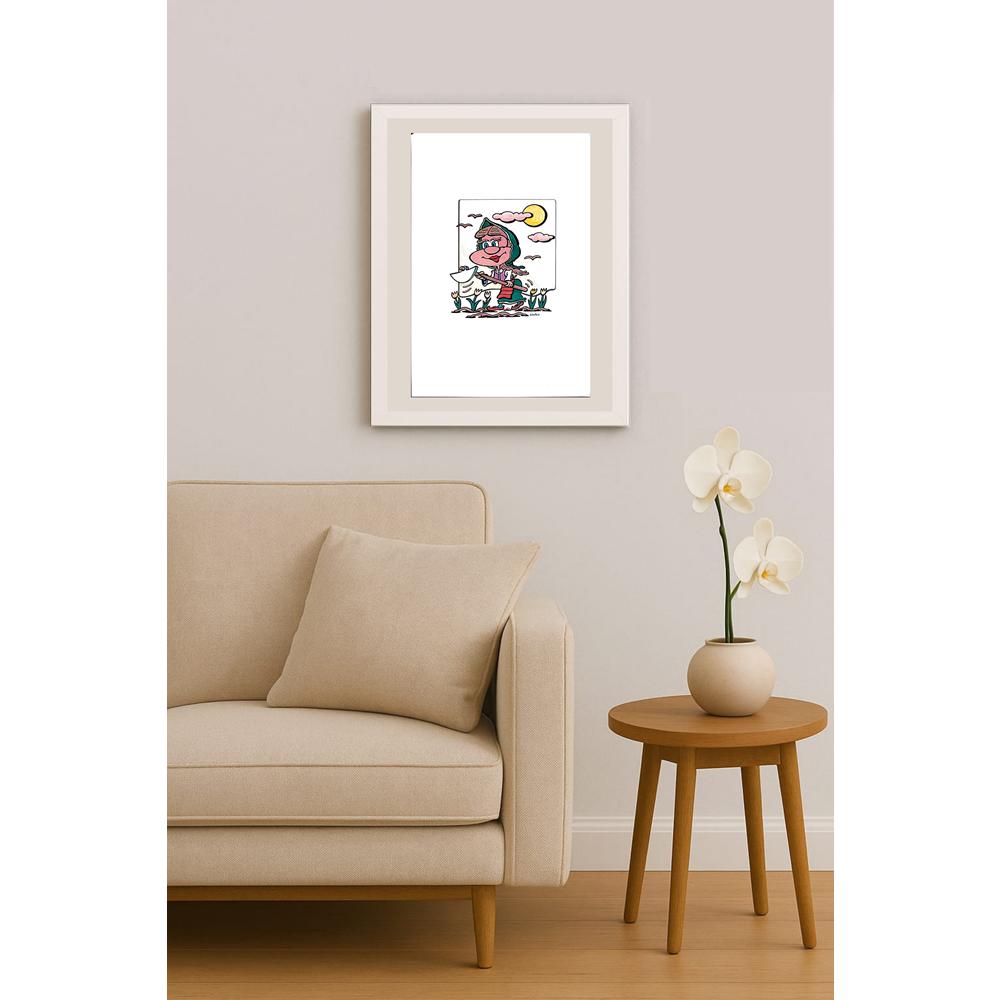 Valerio Aleksandrov 29x21cm Orijinal Karikatür BOD03911