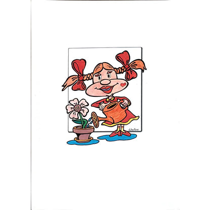 Valerio Aleksandrov 29x21cm Orijinal Karikatür BOD03912