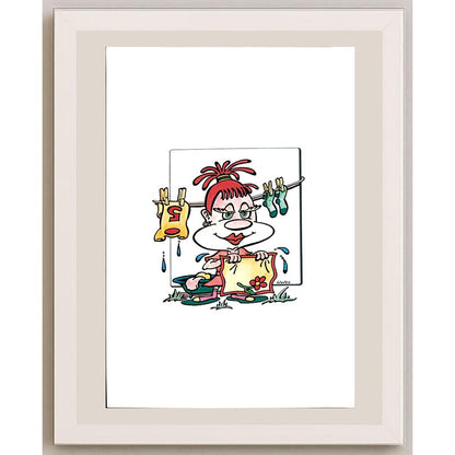 Valerio Aleksandrov 29x21cm Orijinal Karikatür BOD03913