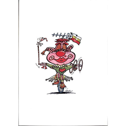 Valerio Aleksandrov 29x21cm Orijinal Karikatür BOD03917