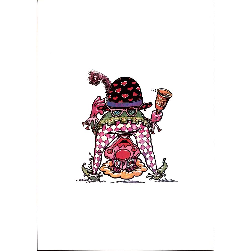 Valerio Aleksandrov 29x21cm Orijinal Karikatür BOD03919