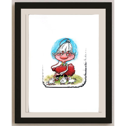 Valerio Aleksandrov 29x21cm Orijinal Karikatür BOD03923