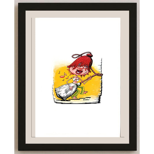 Valerio Aleksandrov 29x21cm Orijinal Karikatür BOD03924