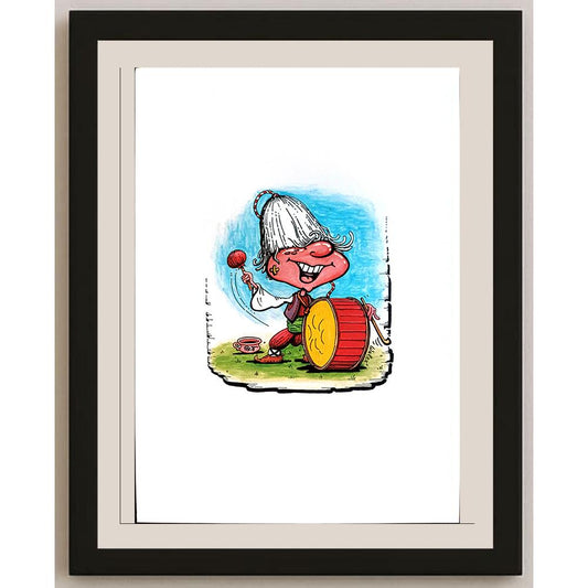 Valerio Aleksandrov 29x21cm Orijinal Karikatür BOD03929
