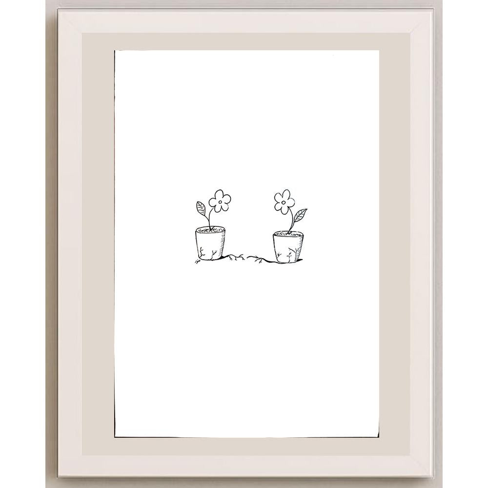 Mona Eskandary 29x21cm Orijinal Karikatür BOD03931