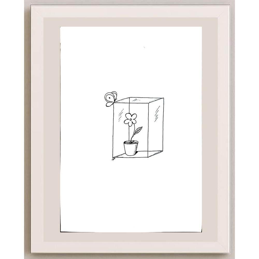 Mona Eskandary 29x21cm Orijinal Karikatür BOD03932
