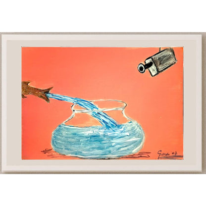 Gerda De Jong 29x21cm Orijinal Karikatür BOD03936