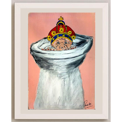 Gerda De Jong 29x21cm Orijinal Karikatür BOD03937