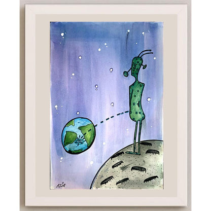 Marzeyah Rezaie 29x21 Orijinal Karikatür BOD03943
