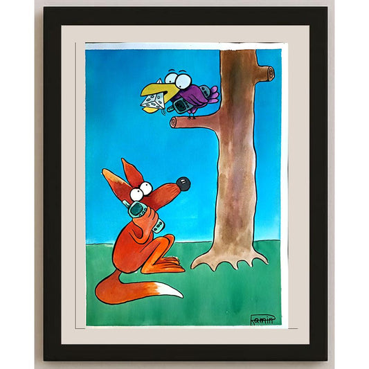 Ramin Rezaie 29x21 Orijinal Karikatür BOD03944