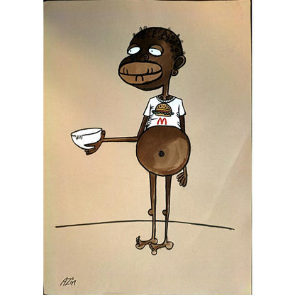 Marzeyah Rezaie 29x21 Orijinal Karikatür BOD03947